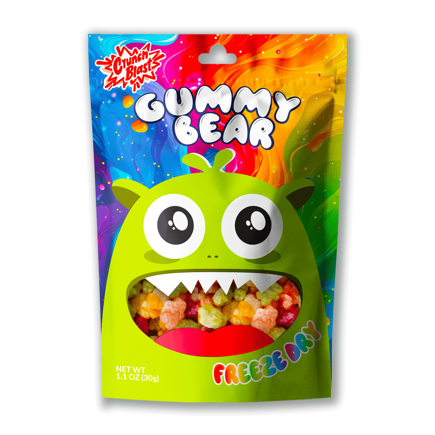 Crunchblast Gummy Bear Candy 4bags