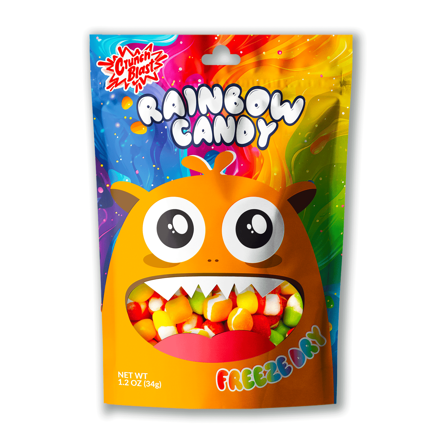 Crunchblast ranibow candy 4 bags